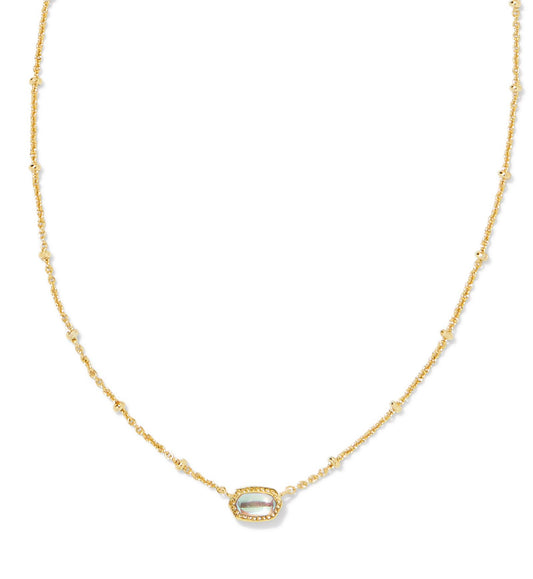 Gold Dichroic Mini Elisa Necklace
