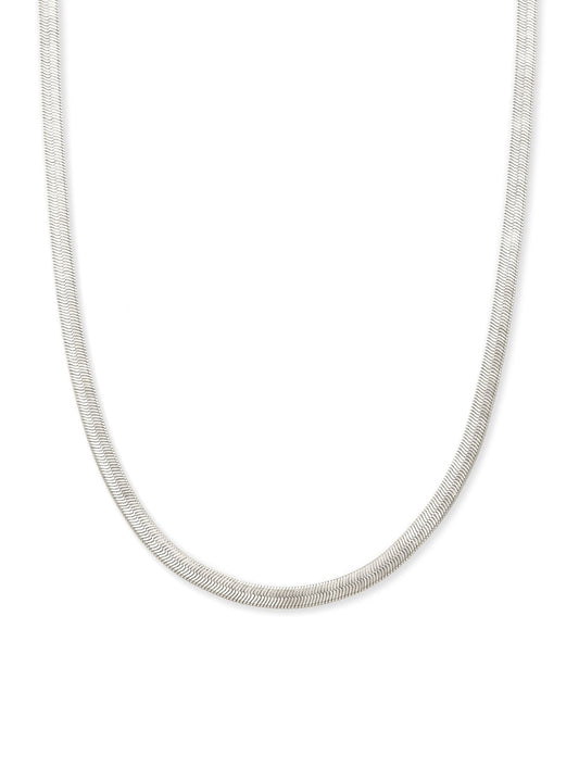 Kassie Chain Necklace Silver