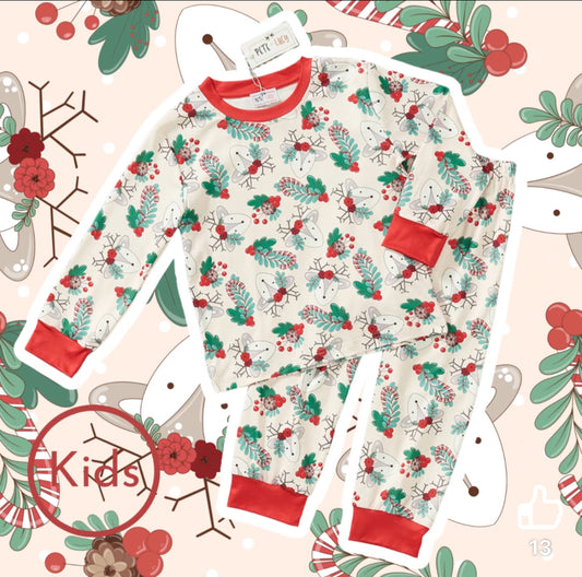 Holly Deer Holiday PJ's