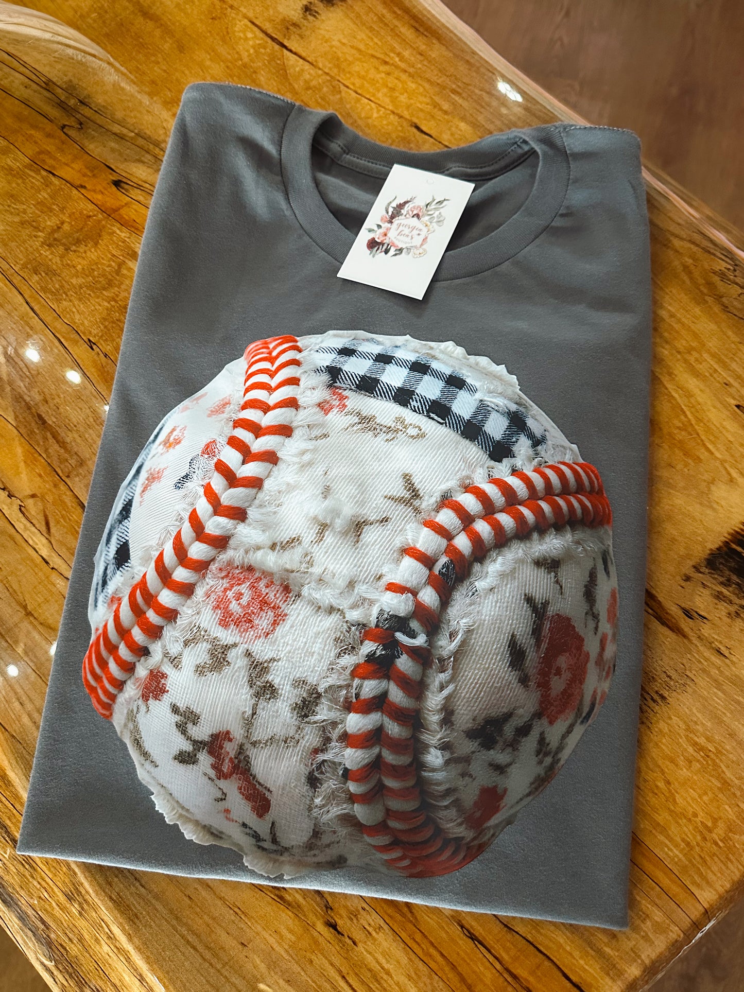 Patchwork Baseball Tee