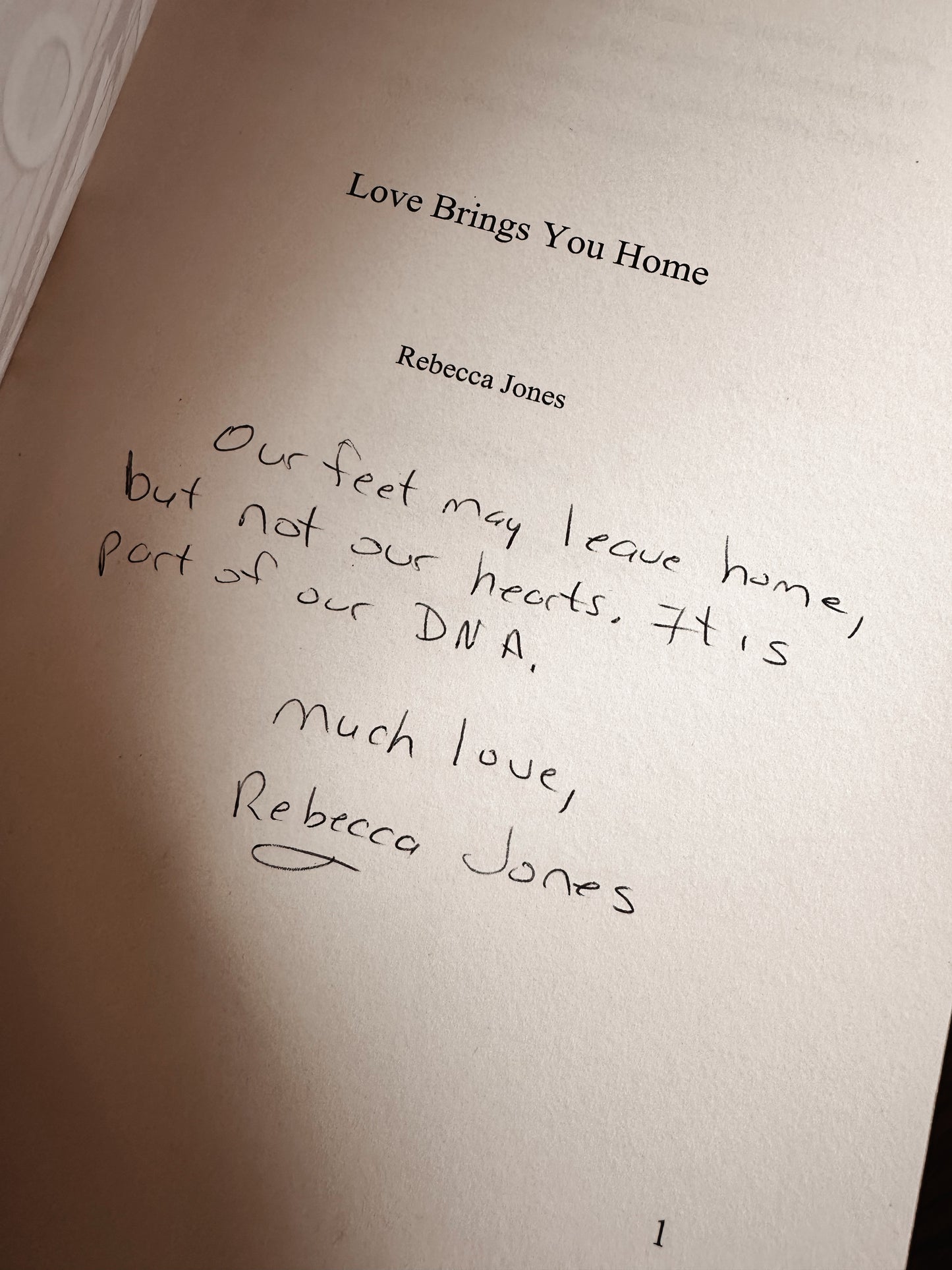 Love Brings You Home