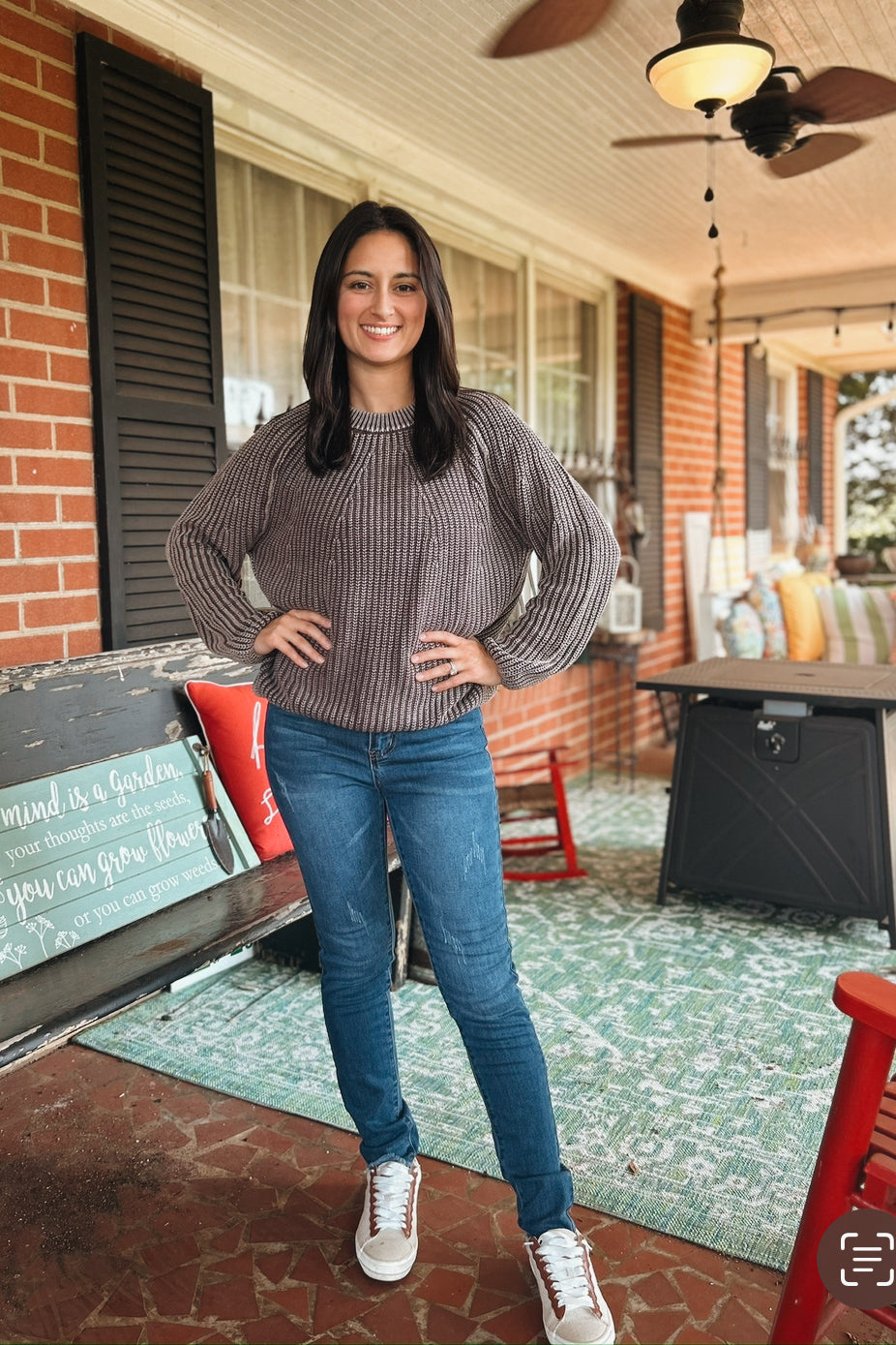 Violet Mocha Knit Sweater