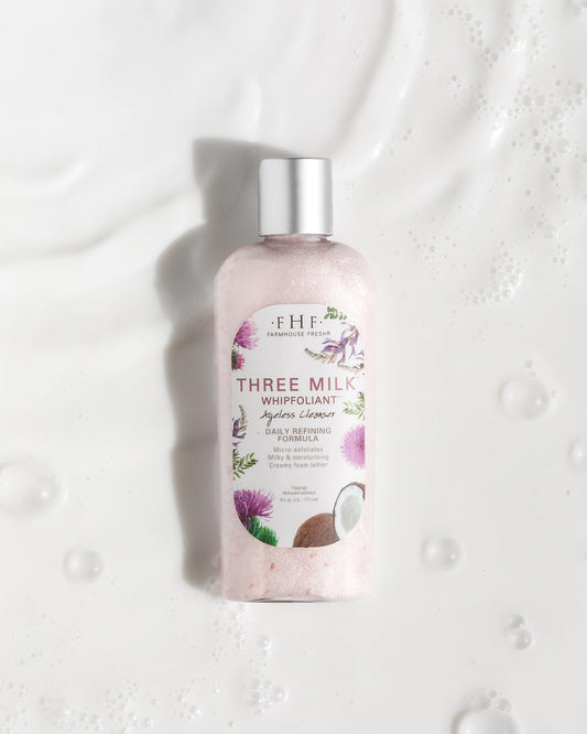 Three Milk Whipfoliant Ageless Cleanser