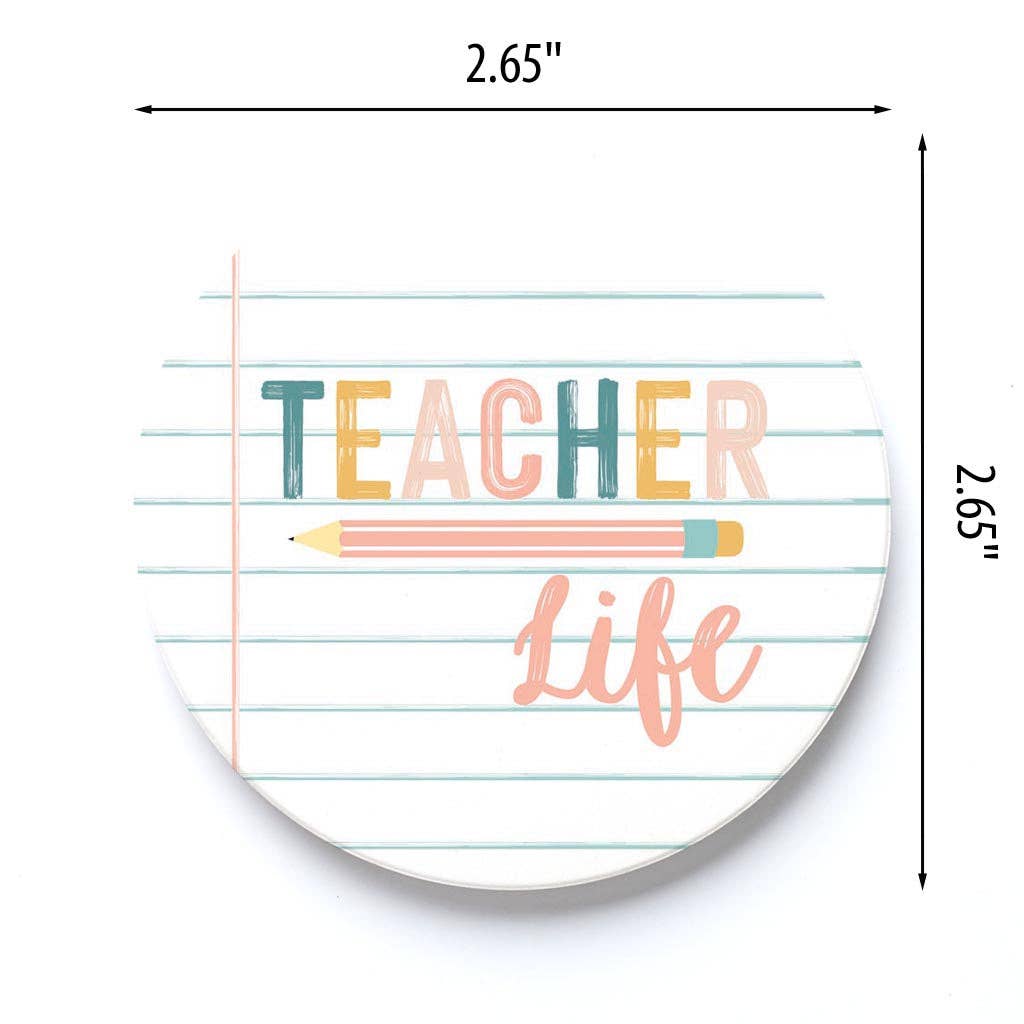 Teacher Life Car Coaster