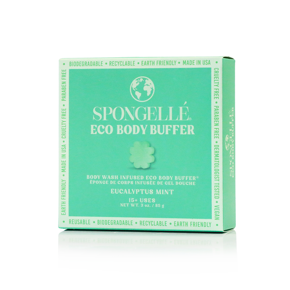 Eucalyptus Mint Eco Body Buffer | Soap Infused | Made in USA