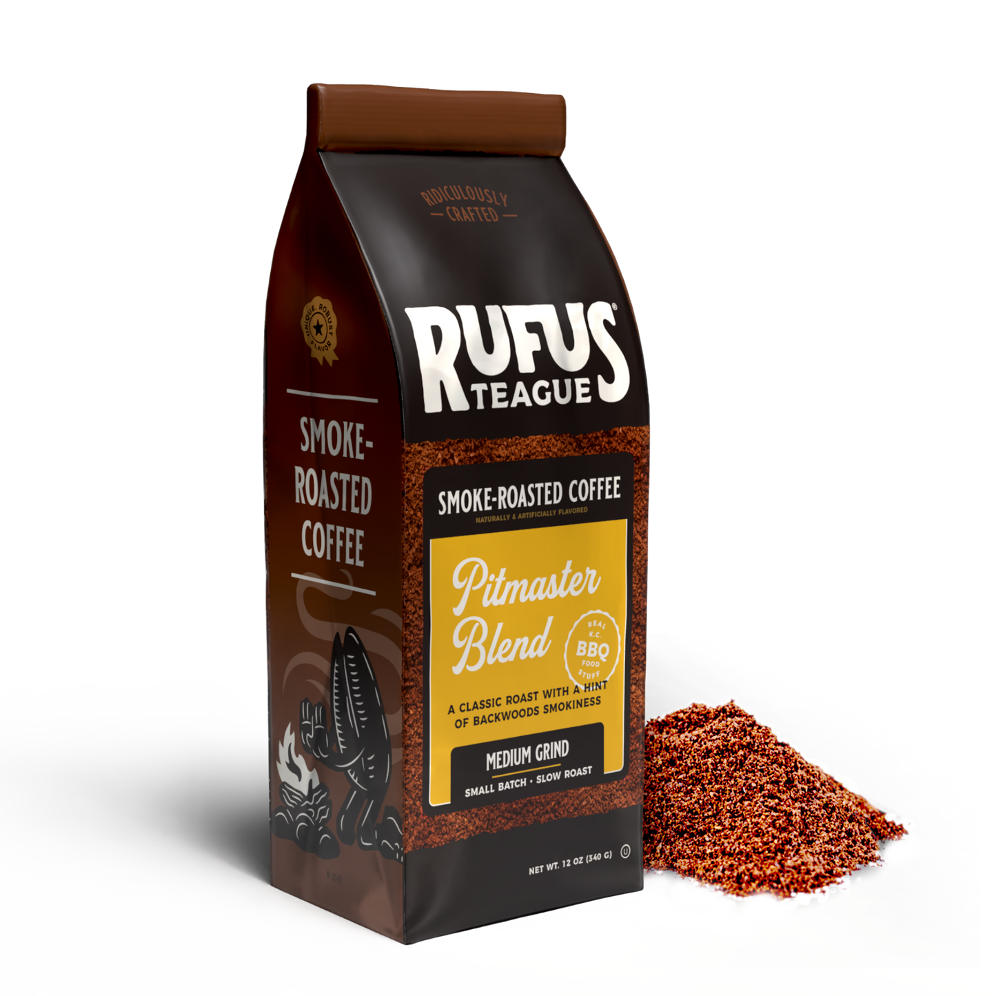 Smoke-Roasted Java - Pitmaster Blend Coffee: 12oz