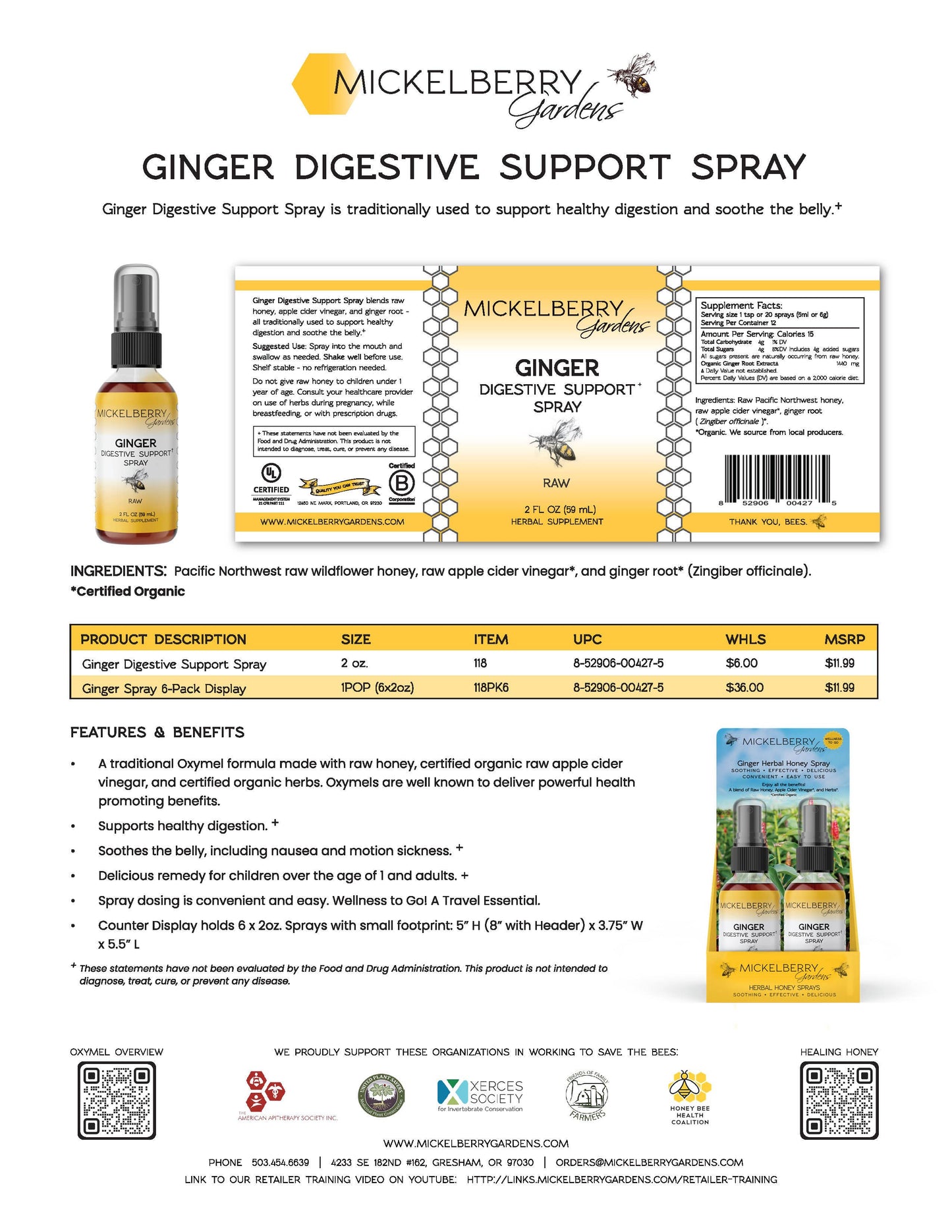 Honey Propolis Throat Spray