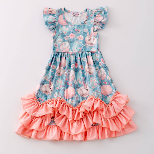 Secret Egg Garden Maxi Girls Dress Easter