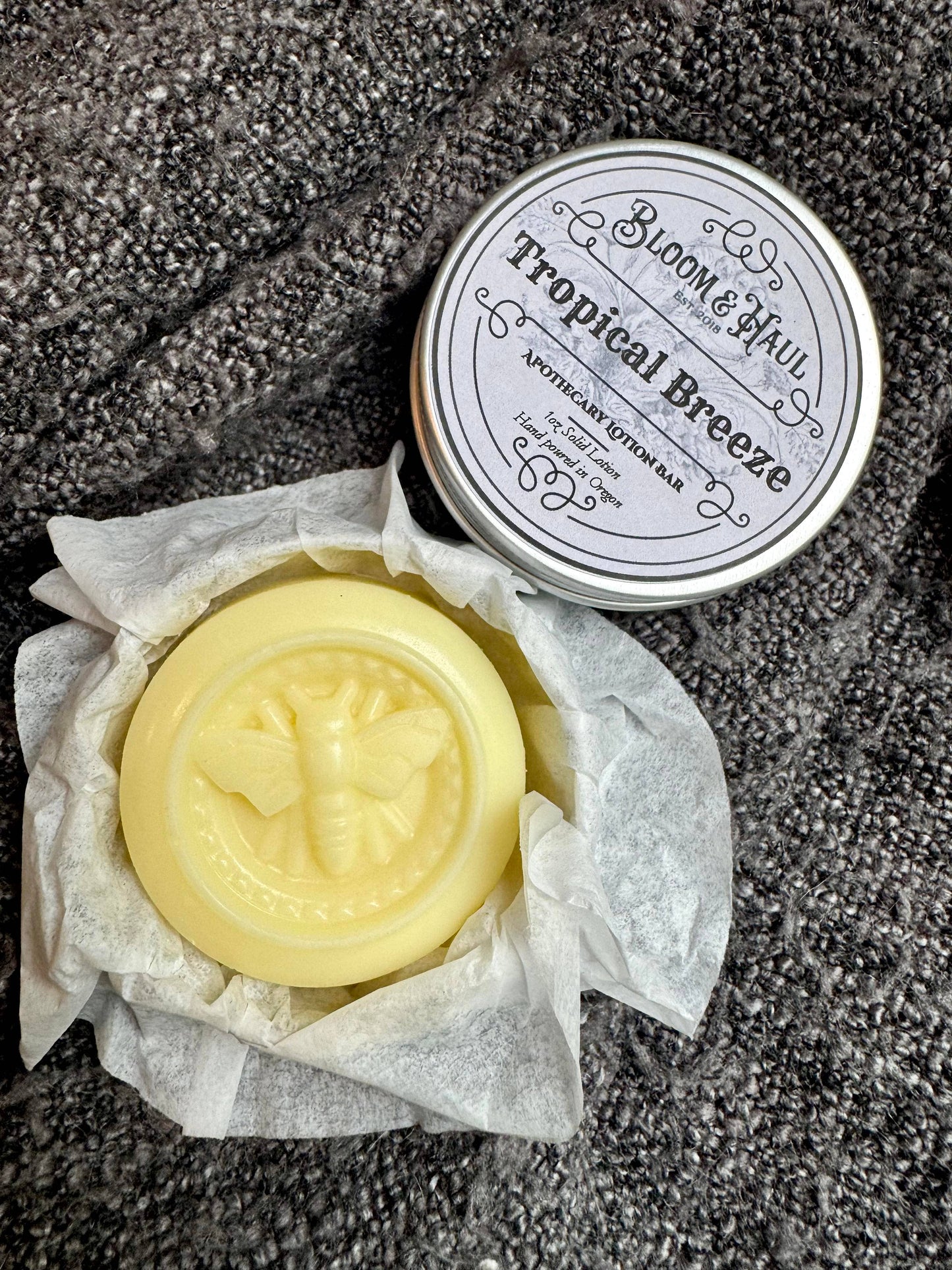 Solid Beeswax Lotion Bar – Clean Cut