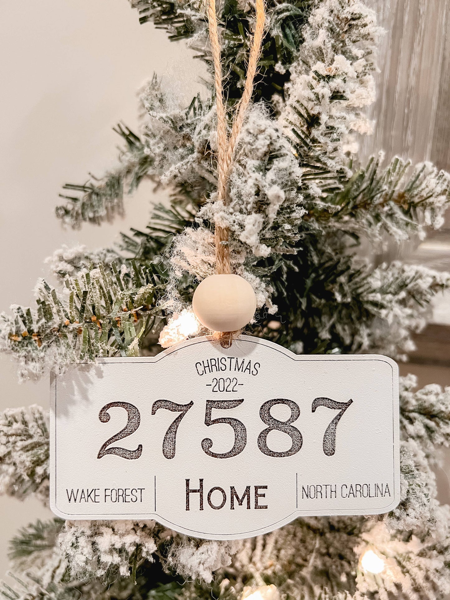 Zip Code Ornament | 2023 Ornament | Custom State Ornament