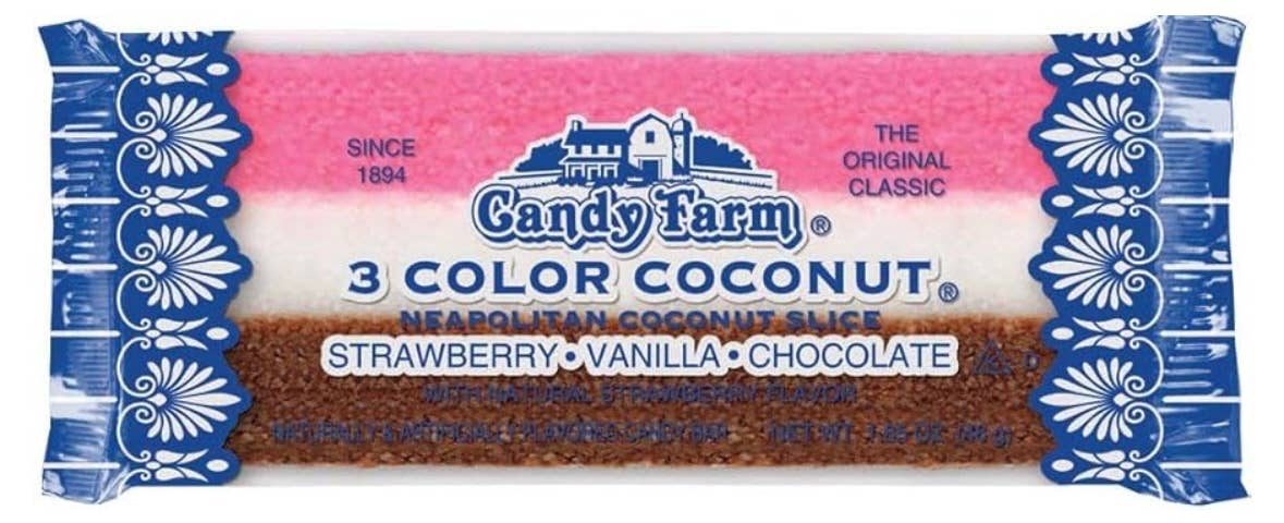 Nostalgic 1894 Original Candy Farm Coconut 🥥Slices 24ct Box