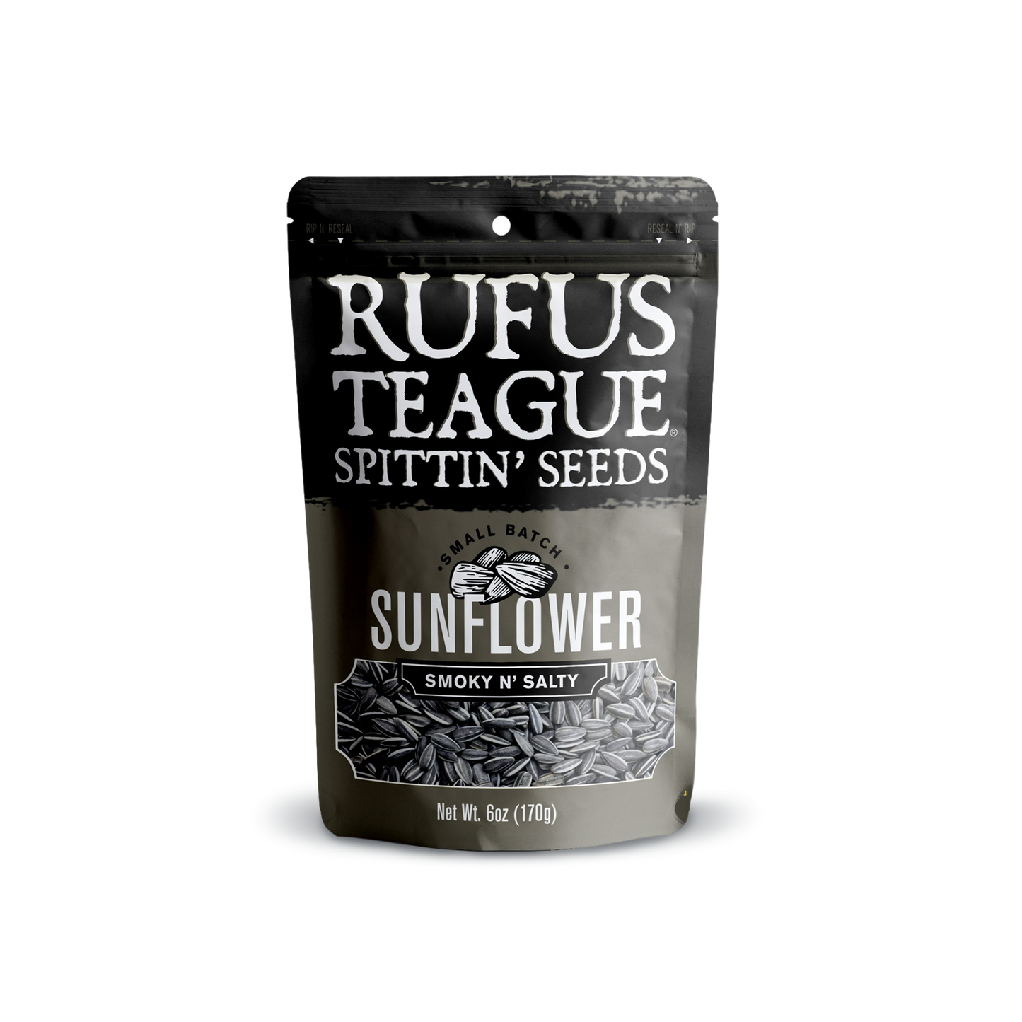 Rufus Teague Smoky N Salty Sunflower Seeds - Bags: 6oz