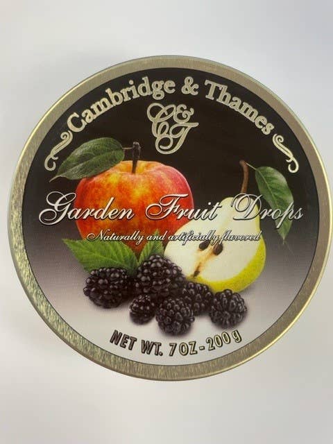 Cambridge & Thames Hard Candy 7oz Tins: Cherry Drops