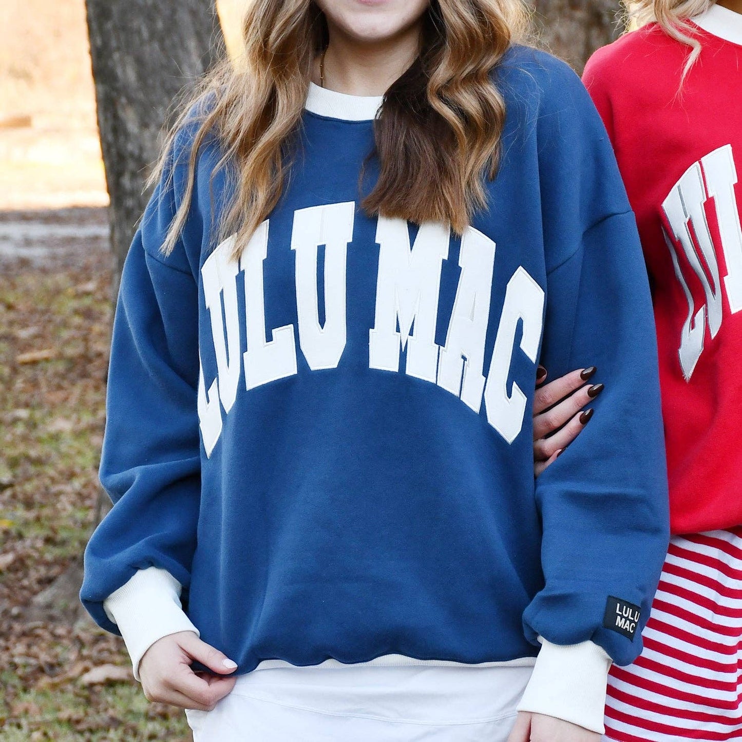 LM-SW-1002 Color Block Navy/White - Stitch: Navy/White / Small
