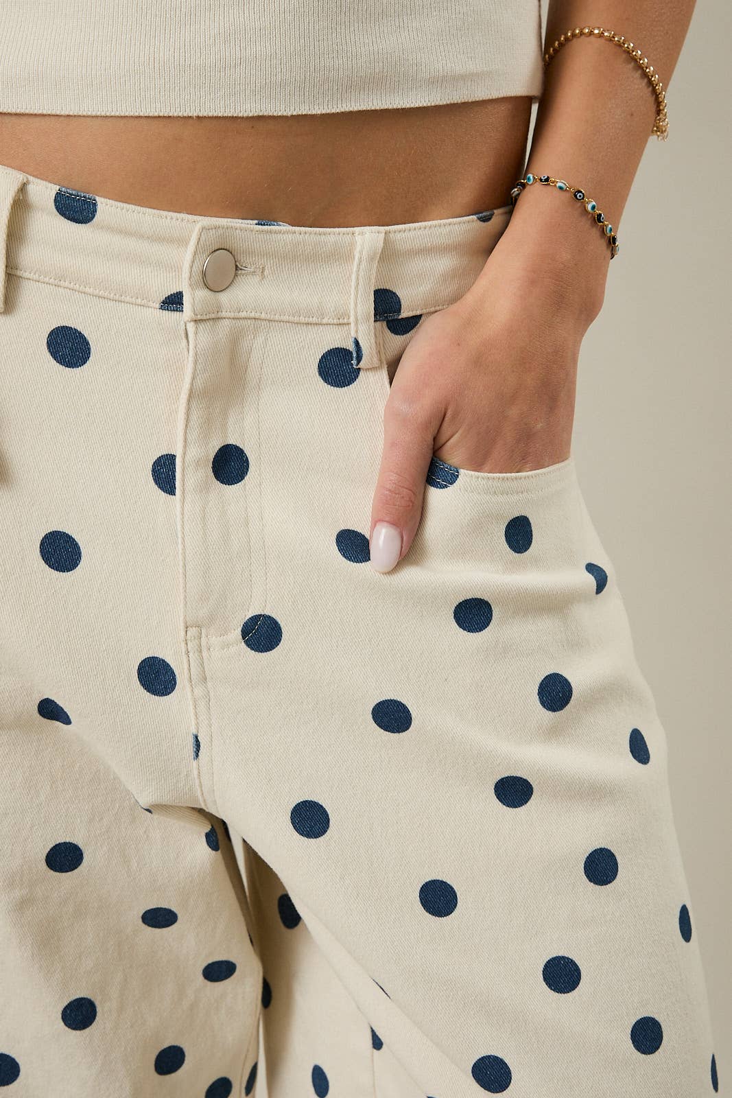 Sweet Spot Barrel Pants - Blue