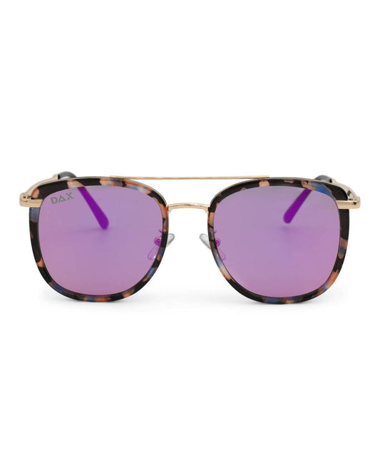Ivy Women's Oversized Square Sunglasses in Marble