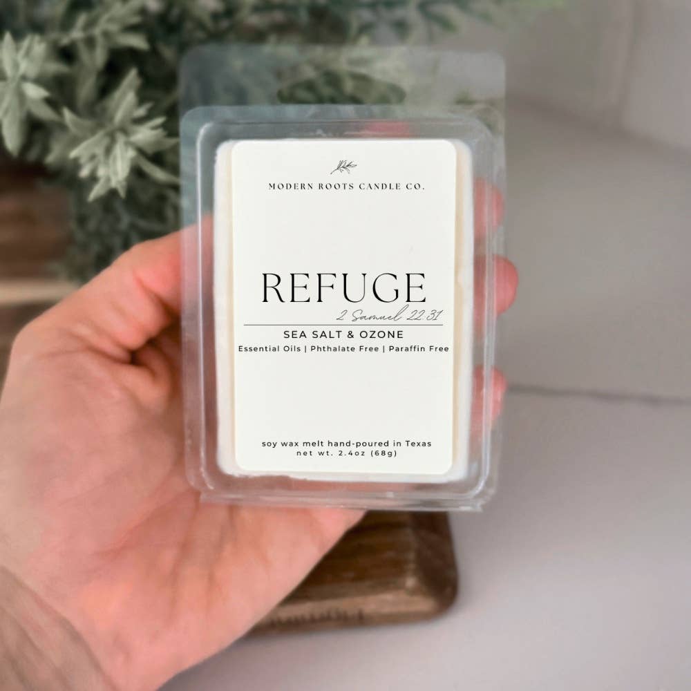 Refuge | Sea Salt & Ozone | 2.4 oz. Soy Wax Melt