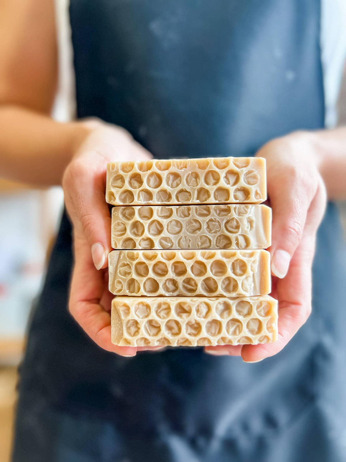 Oatmeal, Milk & Honey Handmade Bar Soap | Plant-Based & Moisturizing | Paraben & Phthalate-Free