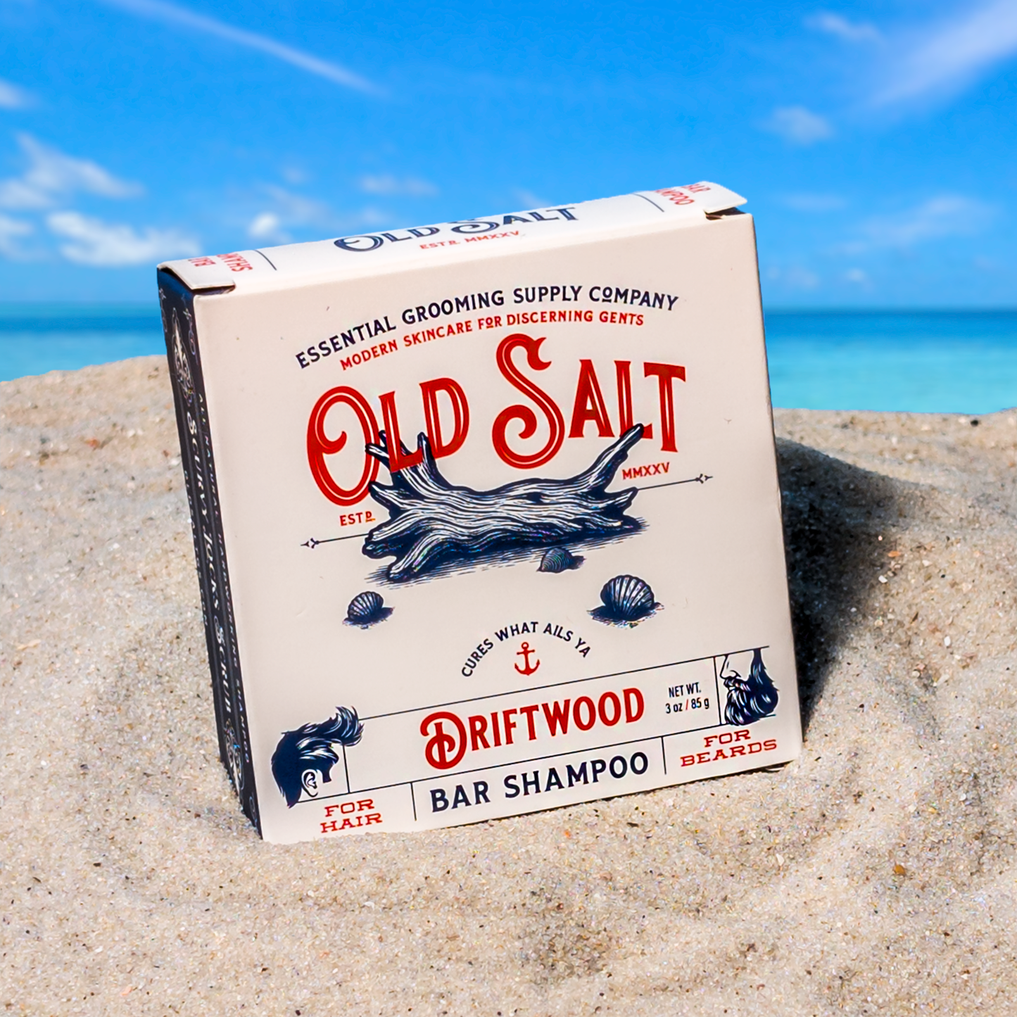Shampoo for Hair and Beard - Driftwood: Boxed 3 oz