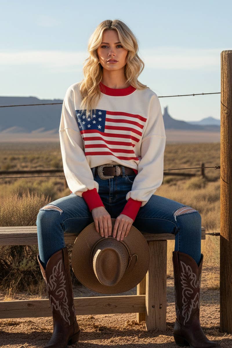 Patriot Relaxed Fit Sweater