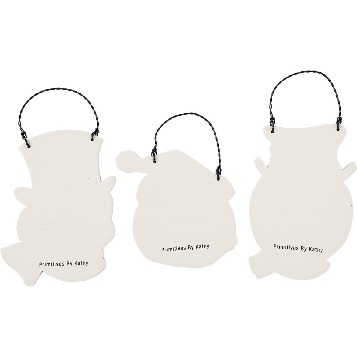 Vintage Snowmen Ornament Set
