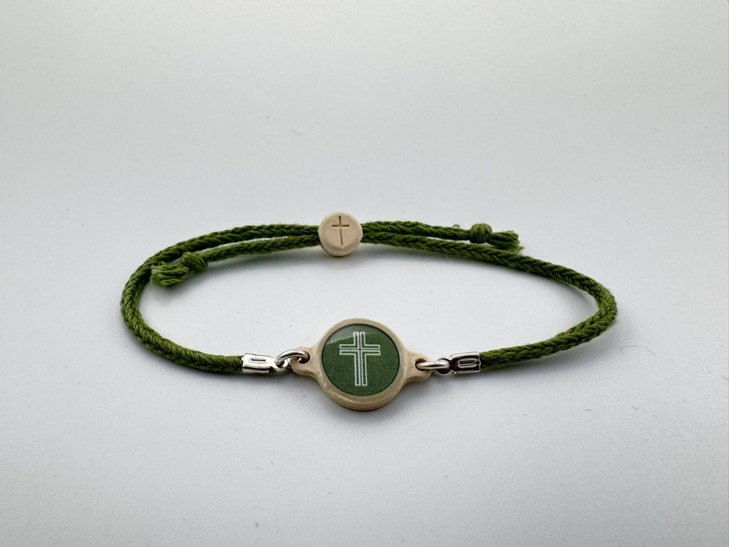 Tap To Pray™ - Survivor Series Handmade Bracelets: Dragonfruit + Cross