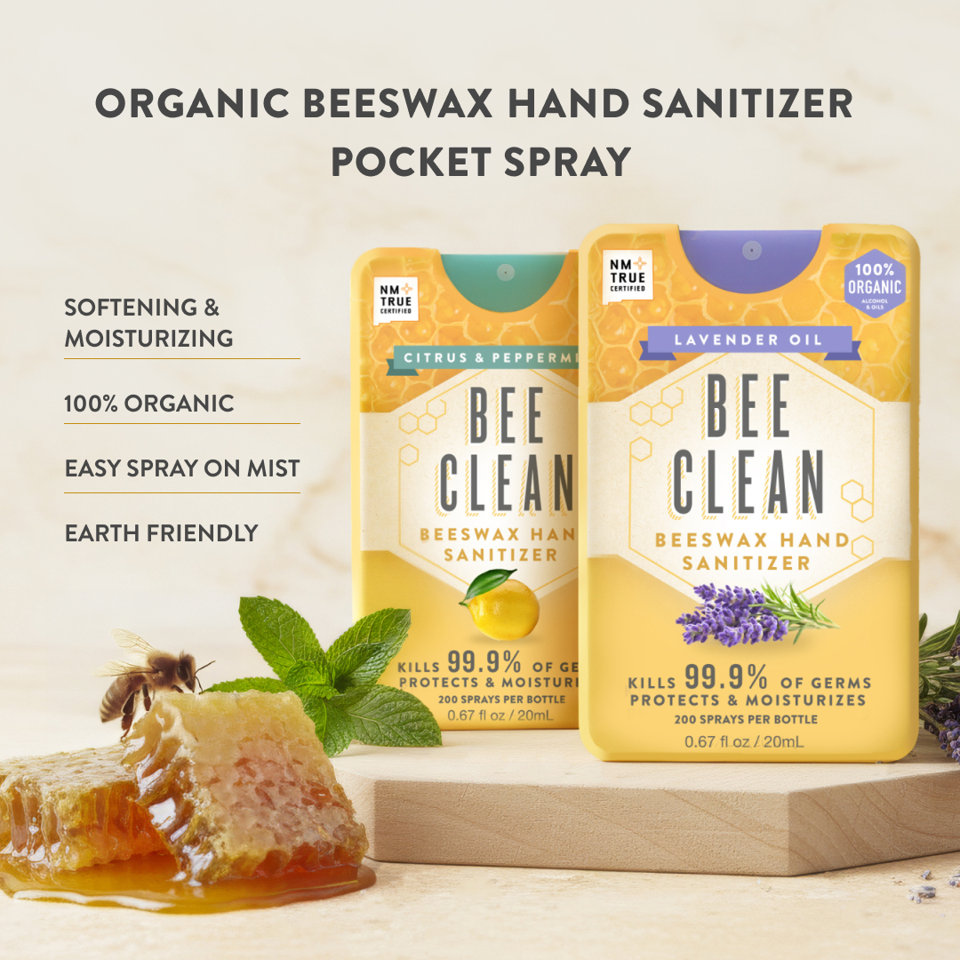Organic Beeswax Bee Clean Hand Sanitizer Spray