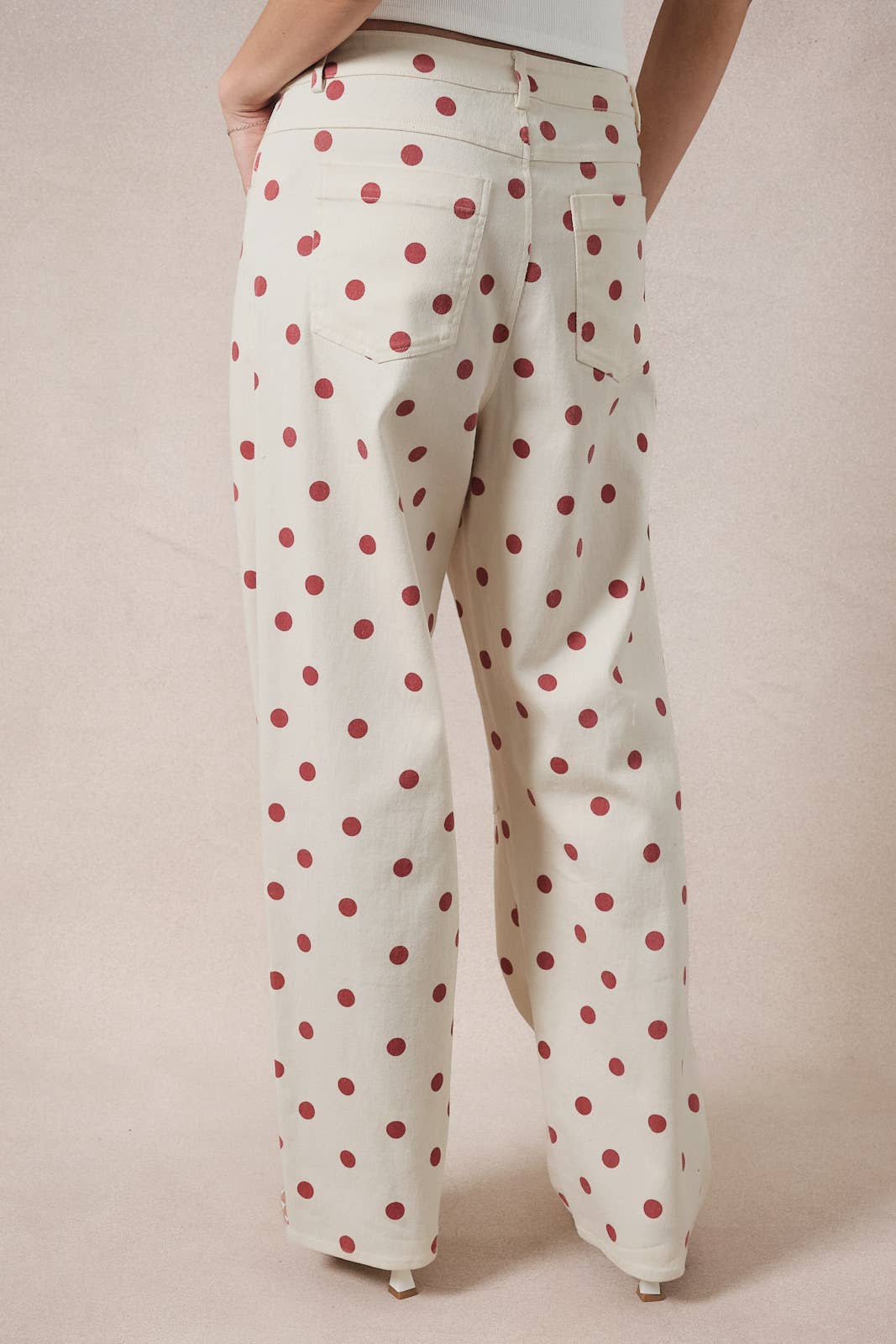 Sweet Spot Barrel Pants - Red