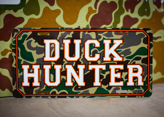 Duck Hunter Car Tag
