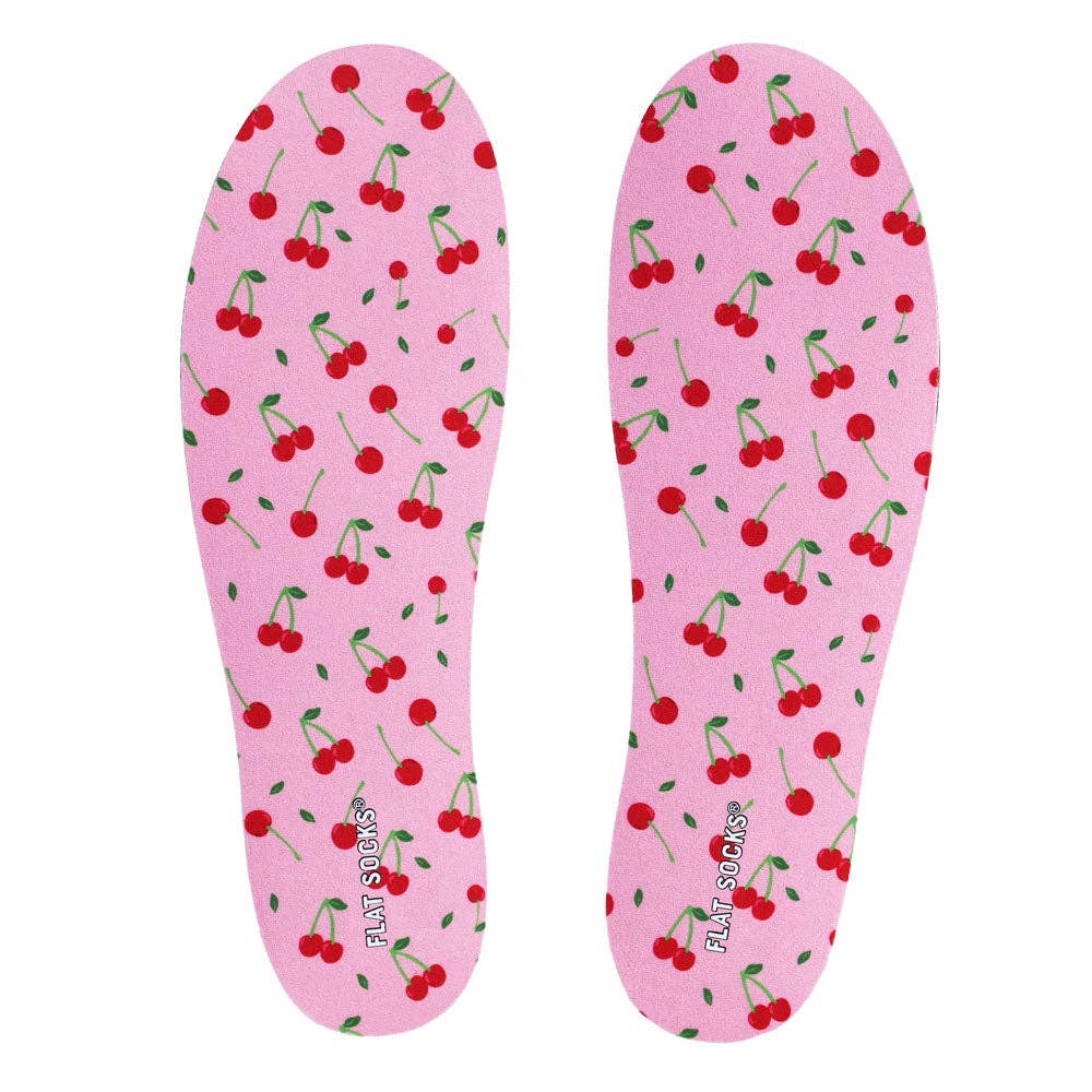 Cherry Darling Flat Socks: Small
