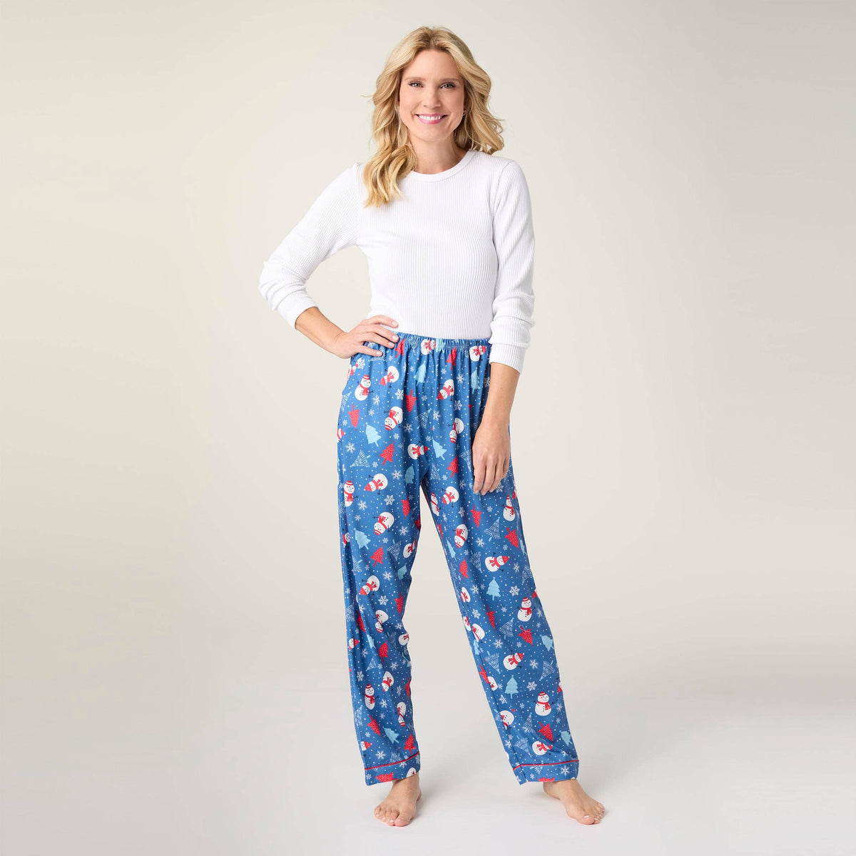 Dreamland Pants-Fall: Blush Santa / L/XL