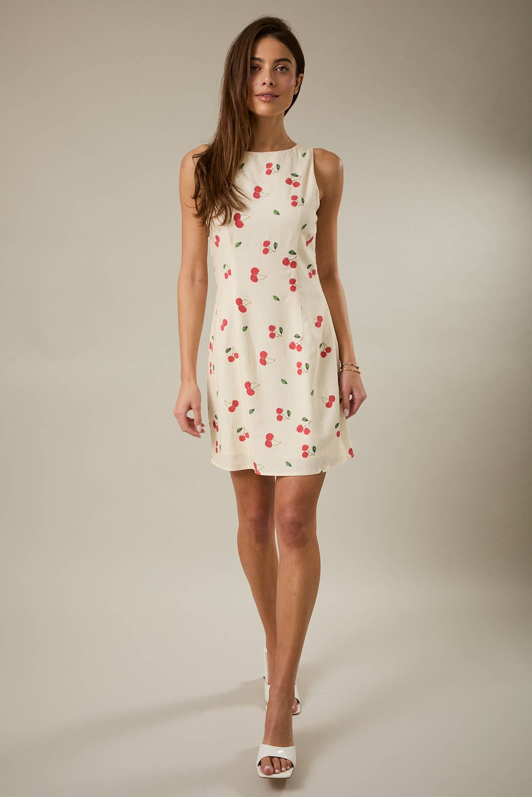 Cherry Sundae Sleeveless Dress