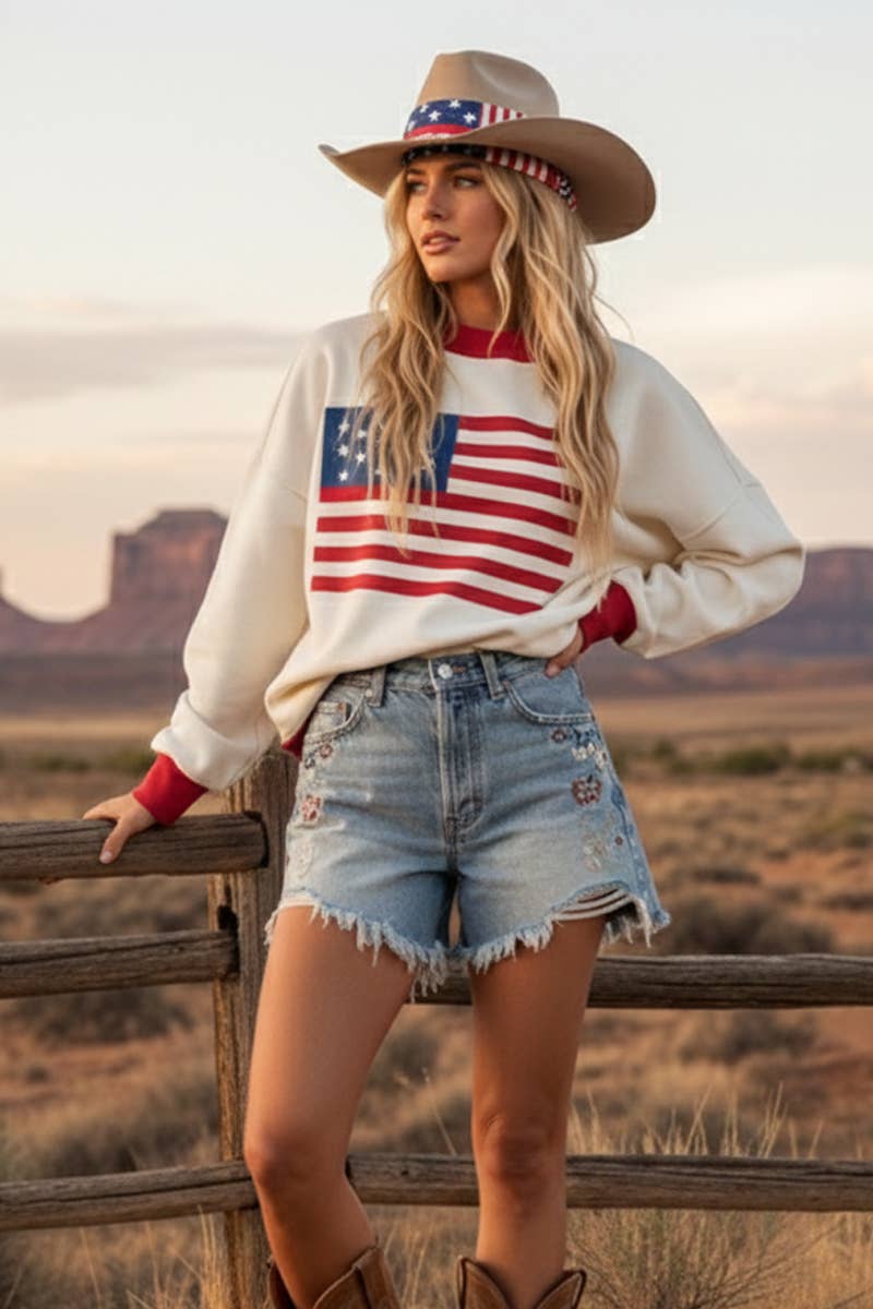 Patriot Relaxed Fit Sweater