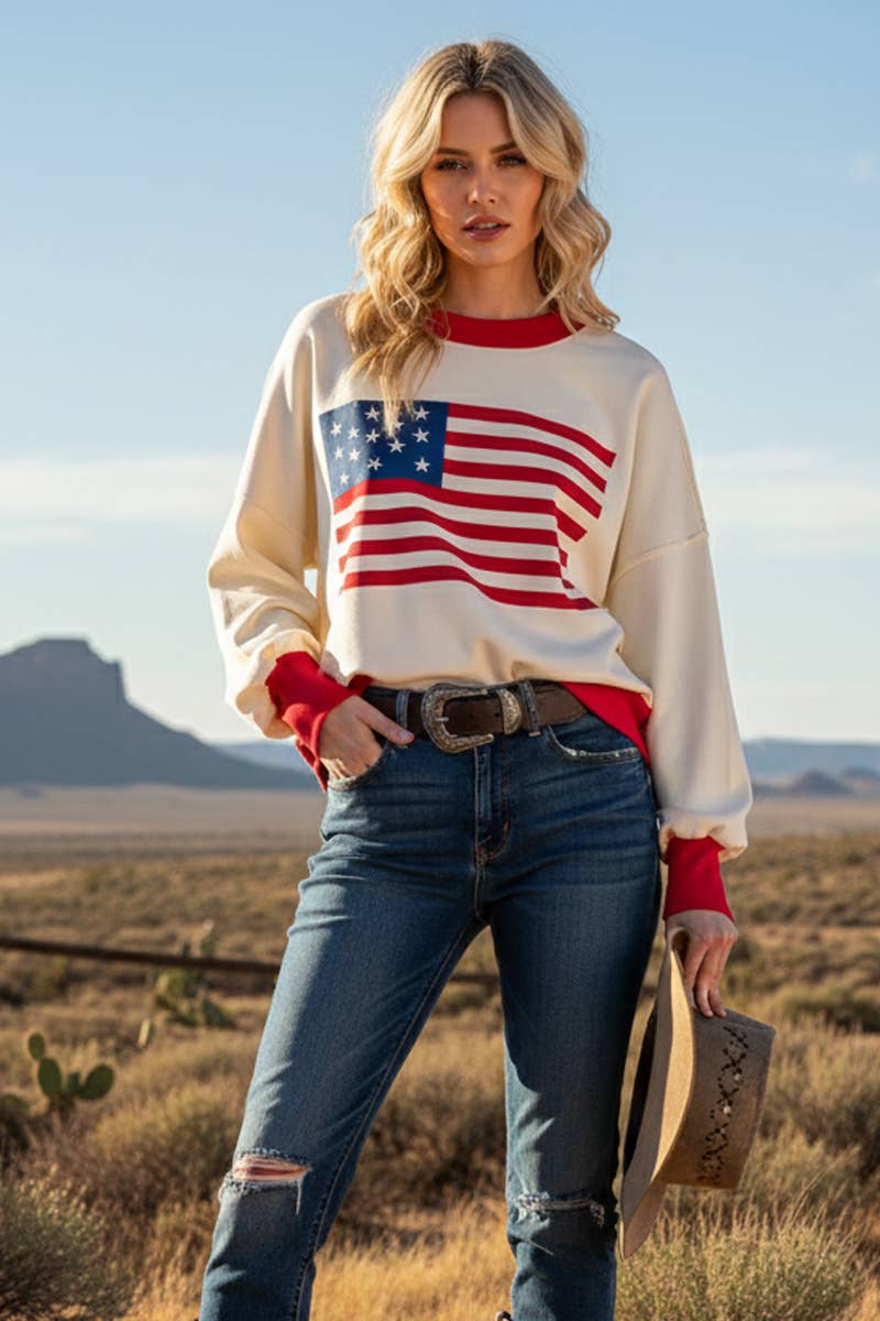 Patriot Relaxed Fit Sweater