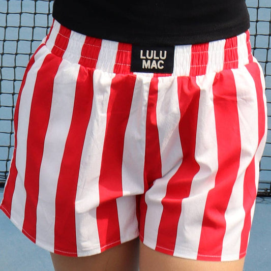 Red Stripe Boxer Shorts
