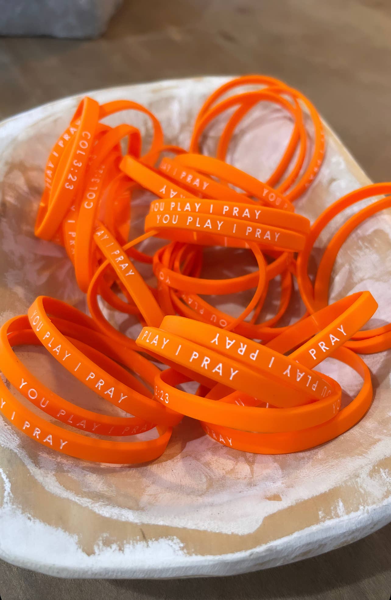  Blue Team Spirit Bracelets Adult