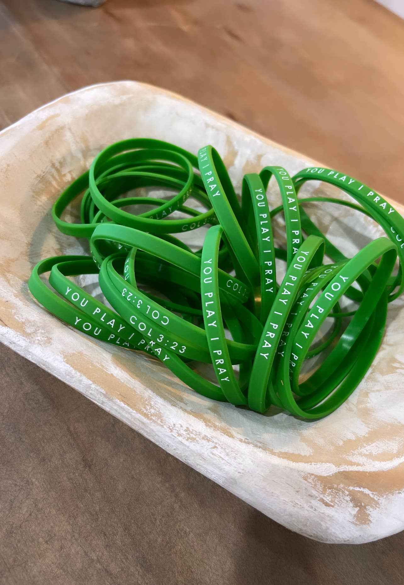  Blue Team Spirit Bracelets Adult