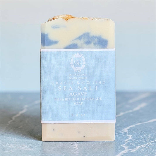 Sea Salt Agave Shea Butter Soap 5.3 oz