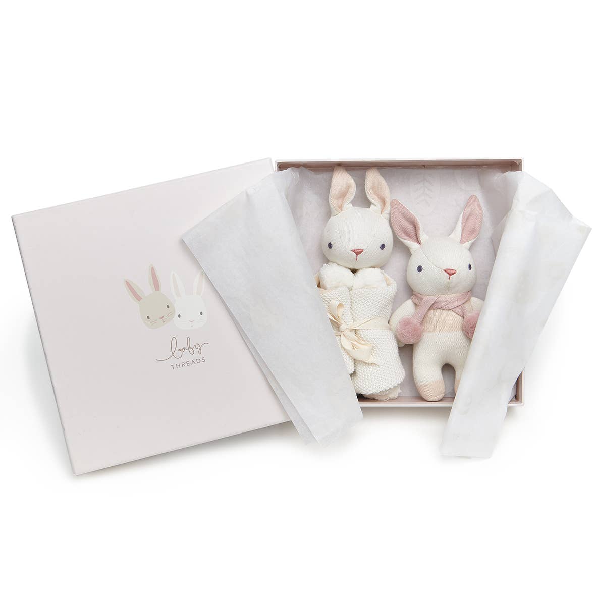 Baby Threads cream bunny gift set