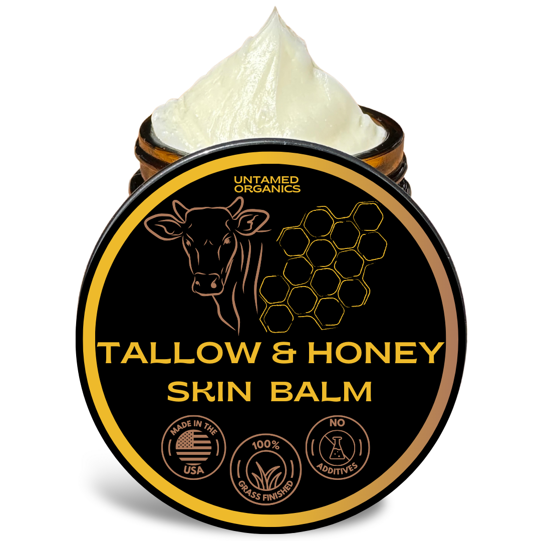 Grass-Fed Tallow & Wild Honey Skin Balm