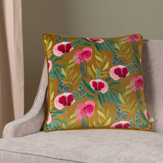 House of Bloom Poppy Pillow
