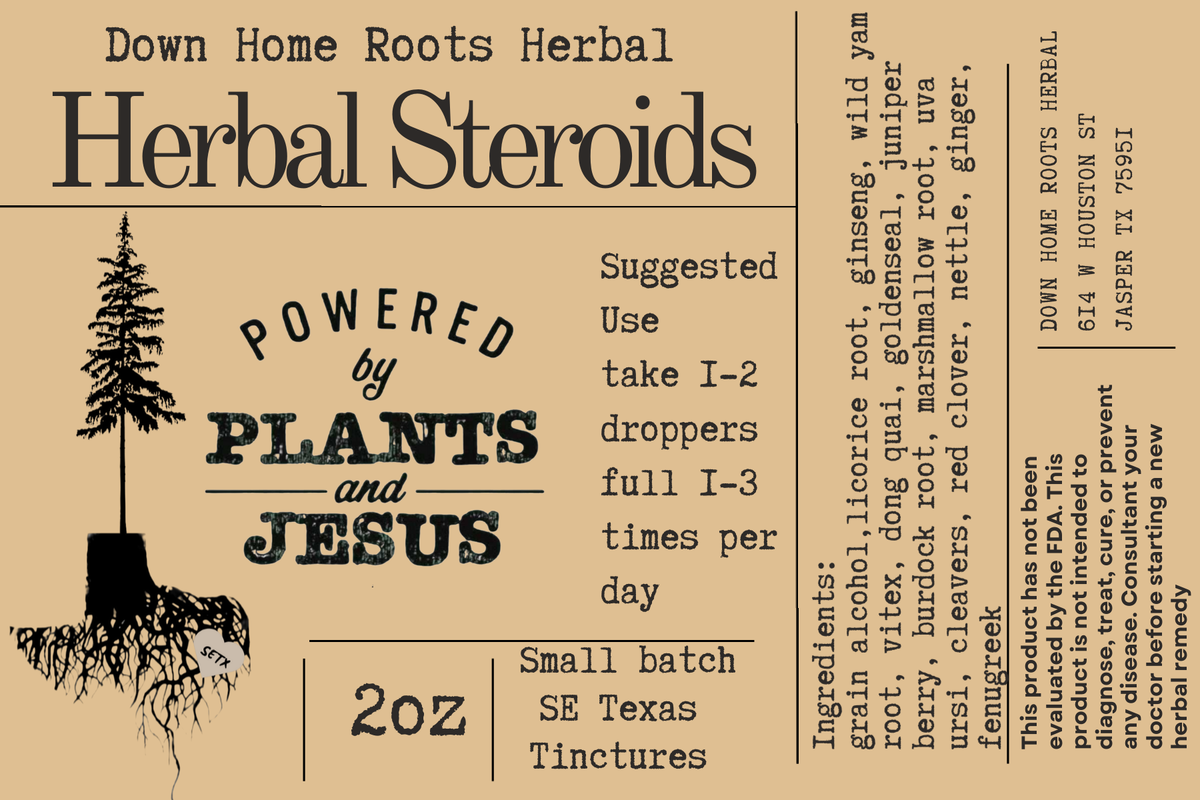 Herbal Steroid tincture