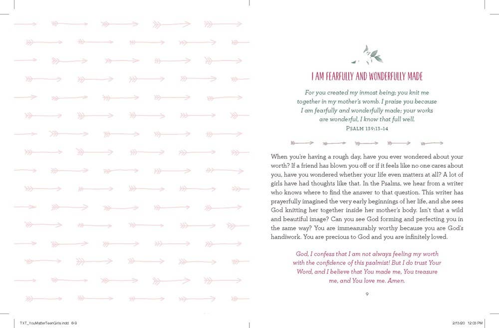 You Matter Teen Girls Devotional