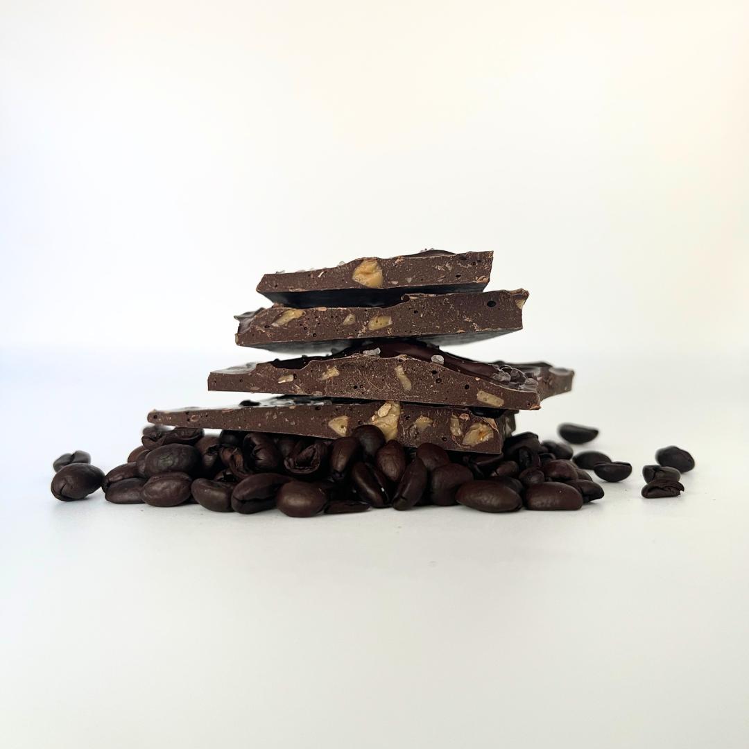 Salted Caramel Coffee Toffee Chocolate Bark - 4.2oz Bag