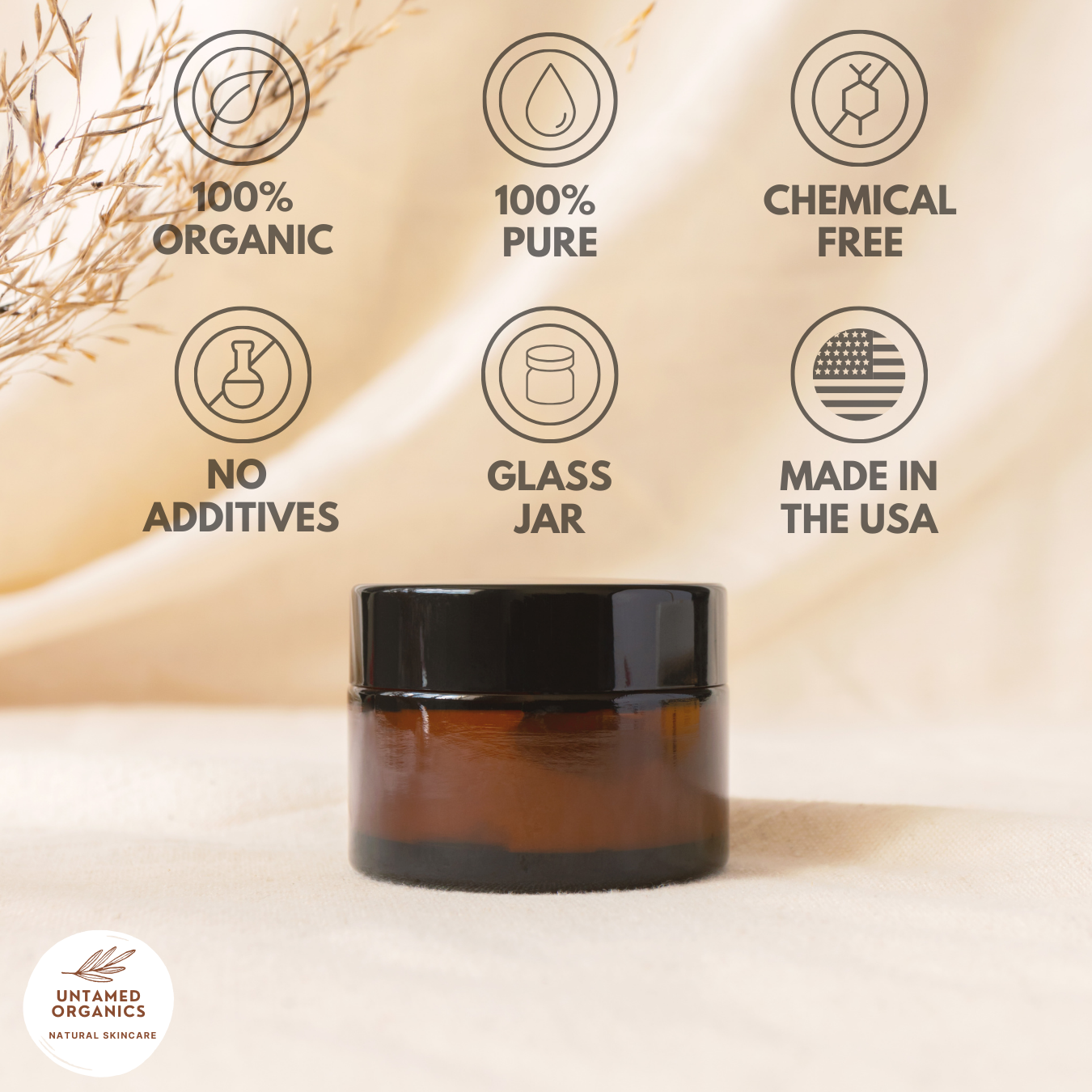 Tallow, Castor, & Frankincense Skin Balm