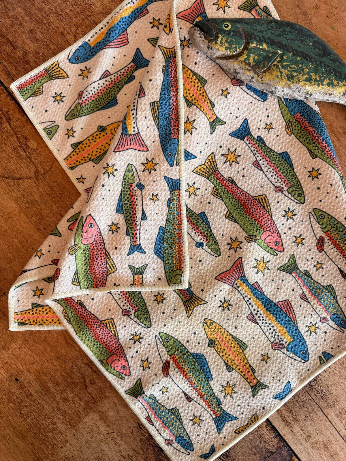 Kitchen Tea Towel Quick Dry | River Trout