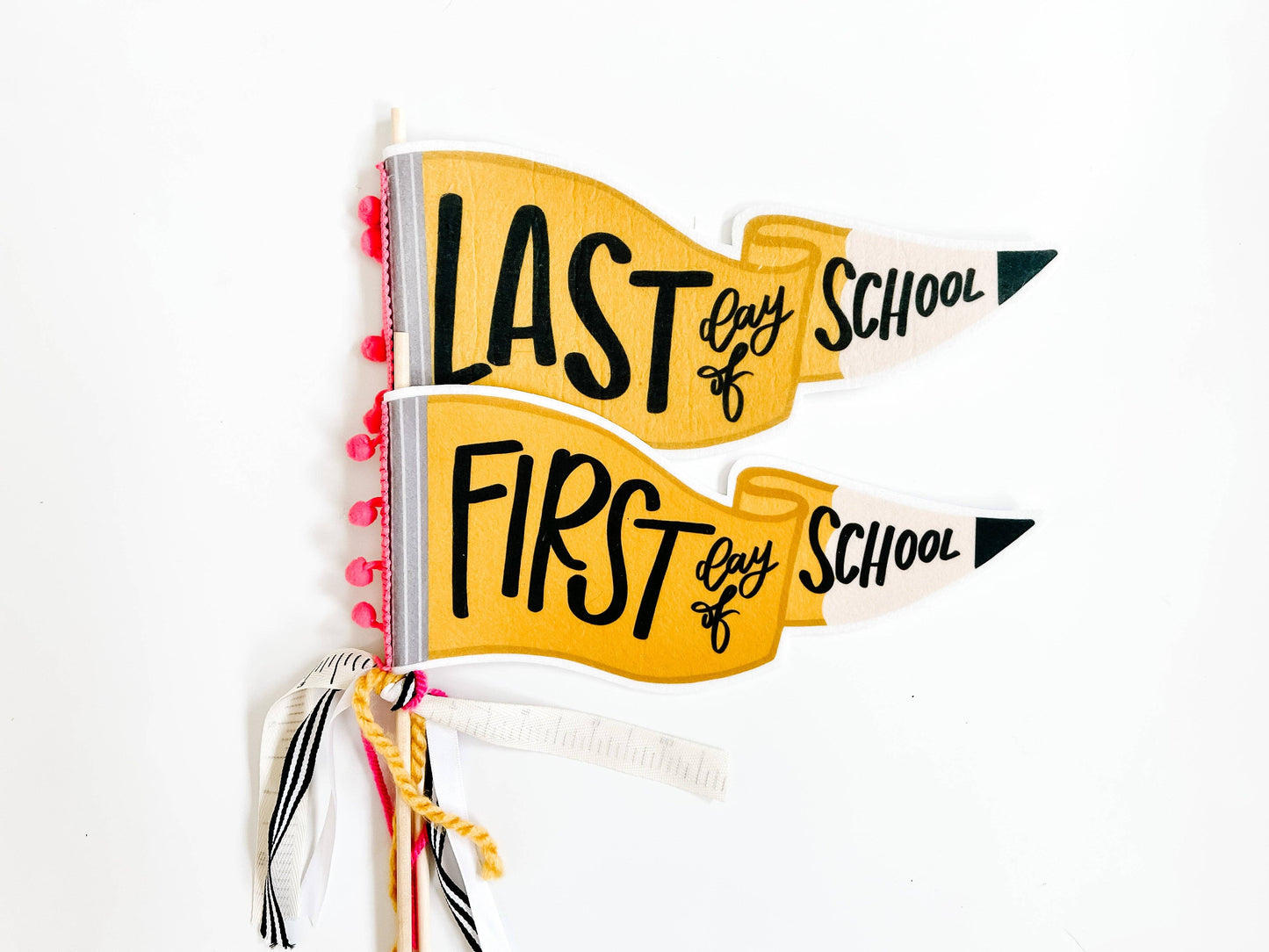 Pencil First of School Flag
