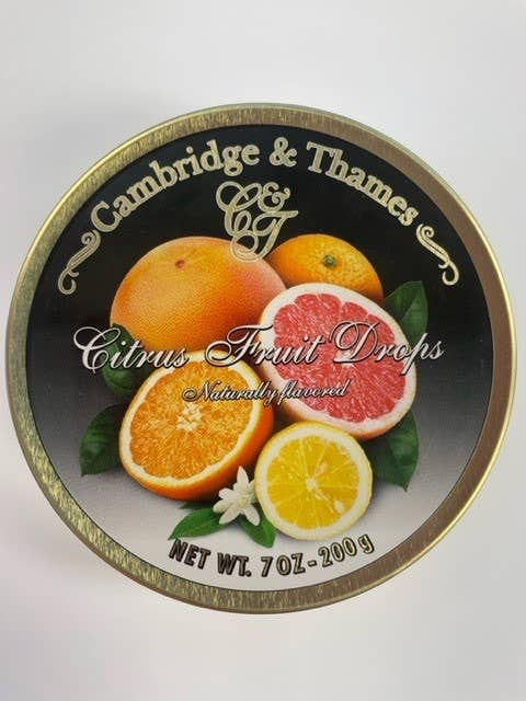 Cambridge & Thames Hard Candy 7oz Tins: Sour Lemon Drops