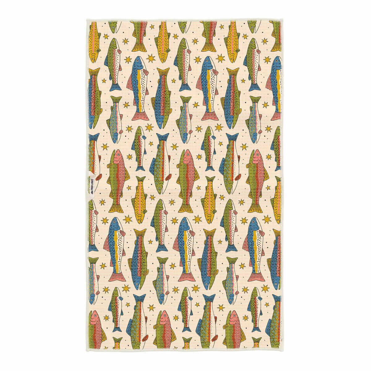 Kitchen Tea Towel Quick Dry | River Trout