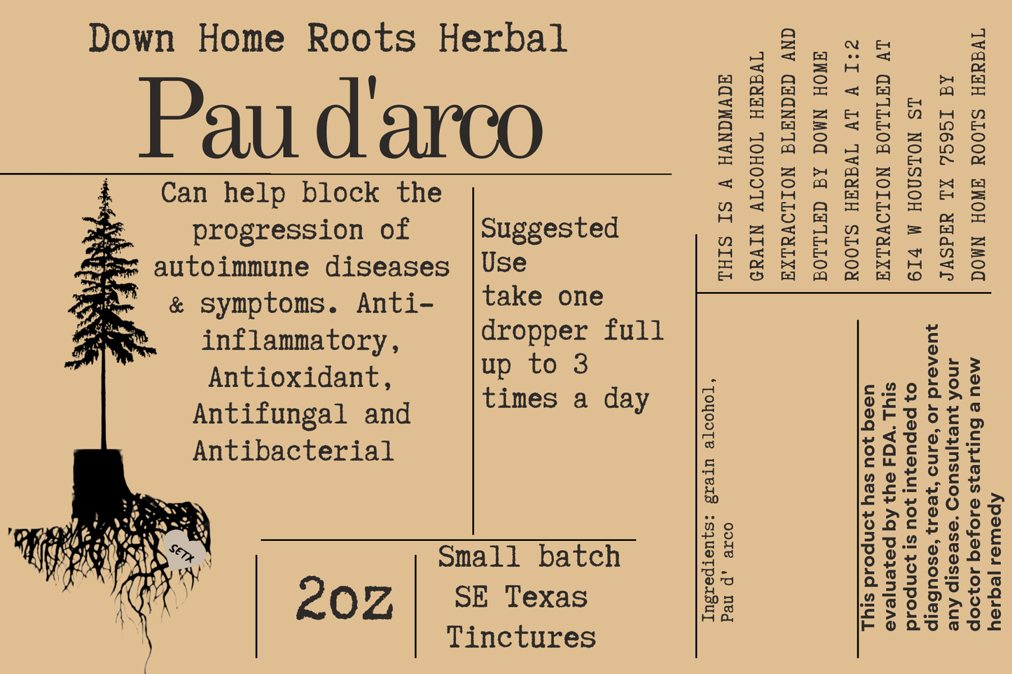 Pau D' Arco tincture